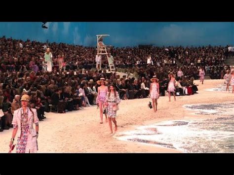 chanel plage|Chanel paris fashion show.